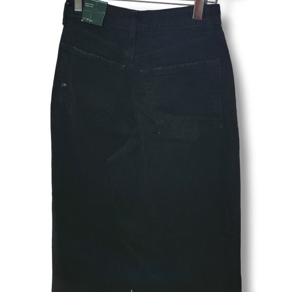 Wild Fable Women's Black highest rise distressed baggy jeans- size 2 - Picture 4 of 10